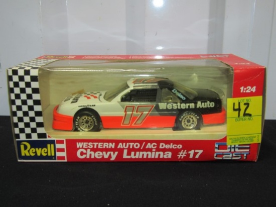 N I B Vtg 1991 Darrell Waltrip #17 Western Auto A C Delco Diecast Race Car