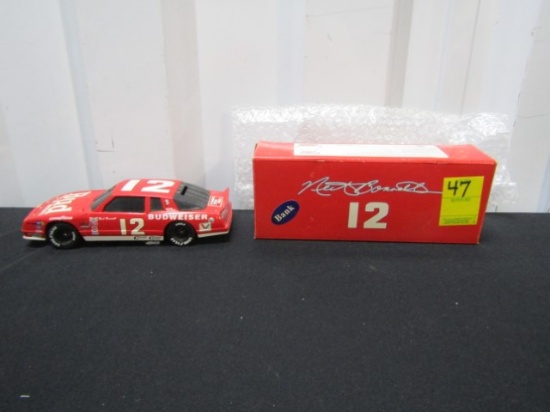 Vtg 1994 Neil Bonnett #12 Budweiser Diecast Race Car Bank
