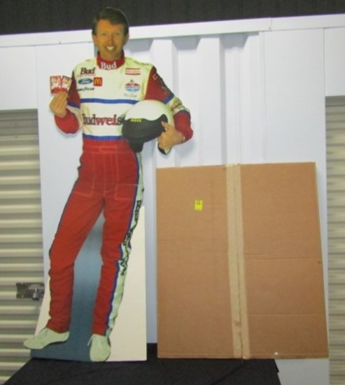 N I B Vtg Bill Elliott Stand Up Life Size Display Poster