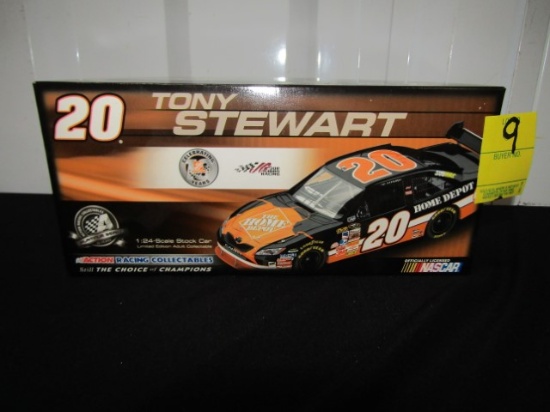 N I B 2008 Tony Stewart #20 Home Depot Action Diecast Race Car