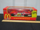 N I B Vtg 1996 Bill Elliott #94 Mcdonald's Diecast Race Car