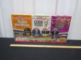 3 New Vtg 1997 Boxes Of Kellogg's Cereals Featuring Nascar Figures