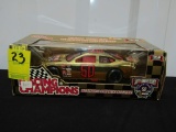 N I B Vtg 1998 Nascar Gold Commemorative 50th Anniversary Diecast Race Car