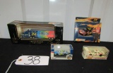 N I B Vtg Jeff Gordon Collectibles: 1:87 Scale Hauler; 2 1:64 Scale Diecast
