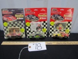 N I B Racing Champions Diecast Cars And Trading Card W/ Each: 1992 J D Mcduffie;