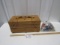 Vtg Sewing Box W/ Contents And Another Bag Of Sewing Items