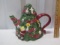 Ceramic Christmas Tree Teapot