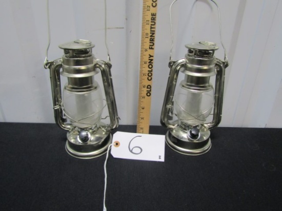 2 Never Used Battery Powered Lanterns