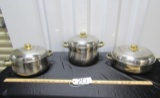Lynns Edelstahl Rostfrei 5 Quart Pot, 7 Quart Pot And High Sided 12