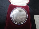 Chrysler Honors The Bill Of Rights 1791-1991, 1 Oz .999 Silver Coin In Box & C O A