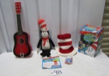 Cat In The Hat Game And A Toy Wooden Toy Guitar