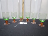 New Set Of 6 Pfatzgraff Glass Goblets
