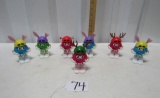 Lot Of 7 M & Ms Mars Candy Dispensers