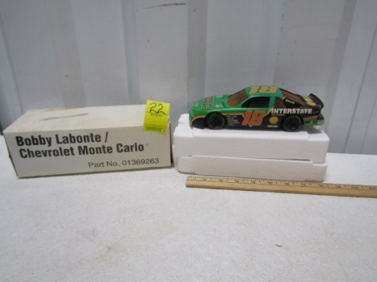 N I B 1991 Bobby Labonte Interstate Batteries Die Cast Metal Race Car