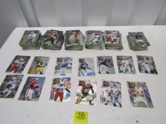 Lot Of 300 Football Trading Cards From 1996