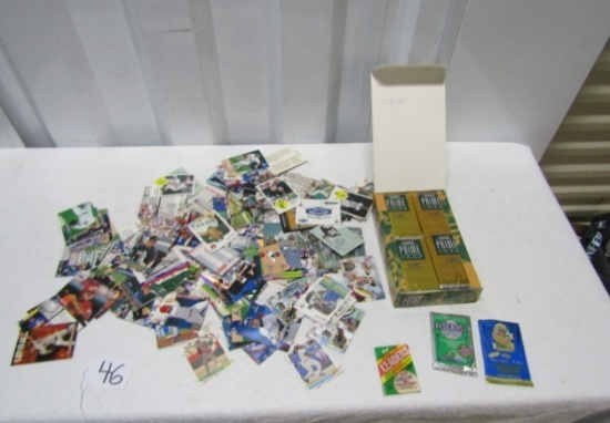 Large Lot Of Football And Baseball Trading Cards