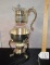 Vtg F. B. Rogers 1883 Caraffe, Heater And Stand