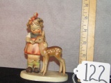 Vtg Hummel Goebel 136/1 Porcelsin Figurine 