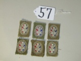 6 Vtg 1930s Eagle Scout Boy Scouts Of America Rank Badge Patchs