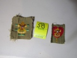 Vtg Boy Scouts Senior Patrol Leader Patch And A Life Scout Rank Patch