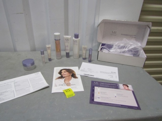 N I B 8 Piece Set Of Meaningful Beauty Skincare System By Cindy Crawford