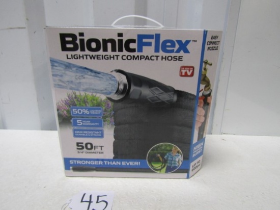 N I B 50 Feet Of Bionic Flex Lightweight Compact Hose