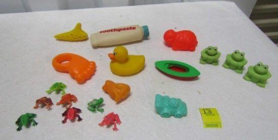 Lot Of Children's Bath And Squeeze Toys