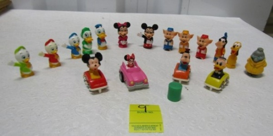 Lot Of Disney Characters And Cars