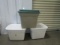 3 Good Storage Tubs W/ Lids (LOCAL PICK UP ONLY)