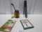 Ceramic Golf Bag Pencil Holder, 2 Serious Golf Books And A Golf Joke Book