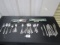 N I B Silver Plated Cake Knife And Serving Spoon And 31 Pieces Of Stainless