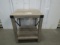 Laminated Wood W/ Steel Bracing End Table (LOCAL PICK UO ONLY)