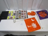 Album Of Basketball Trading Cards, Clemson Note And Pencil Holder And