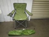 Folding Chair W/ Cup Holder And Carry / Storage Bag  (LOCAL PICK UP ONLY)
