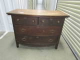 Antique Solid Oak Chest Of Drawers (LOCAL PICK UP ONLY)