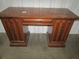 Vtg Solid Wood Sewing Machine Cabinet (LOCAL PICK UP ONLY)