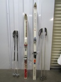 His And Hers Dynastar Snow Skis W/ Poles  (LOCAL PICK UP ONLY)