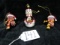 3 Washington Redskins Christmas Ornaments