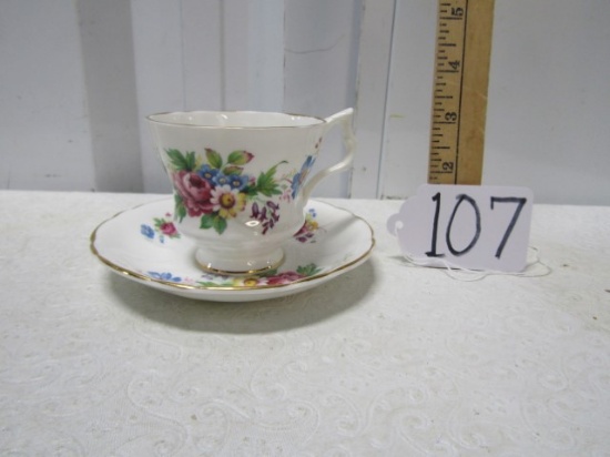Royal Windsor Fine Bone China Cup And Saucer