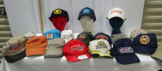 Lot Of 18 Various Caps