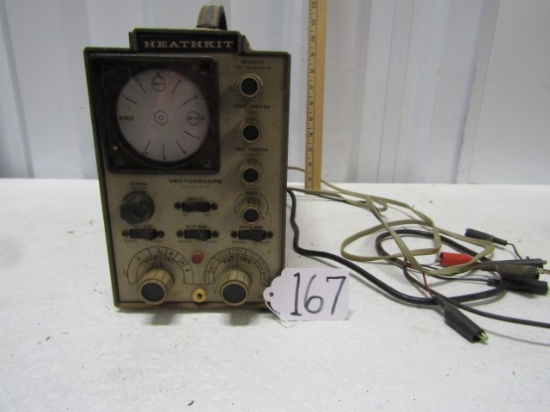 Vtg Heathkit Vectorscope Model 10-101 (local Pick Up Only)