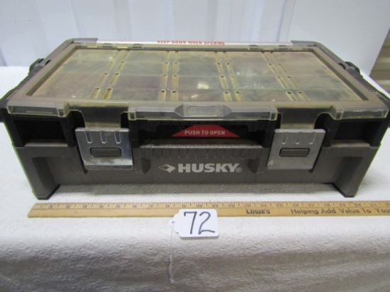 Husky Hard Plastic Parts Box (LOCAL PICK UP ONLY)