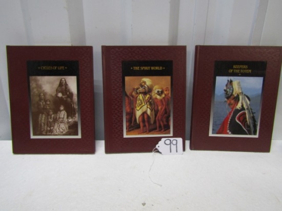 3 Hard Cover Time Life Books On The American Indians