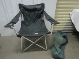 Large Coleman Folding Chair W/ 2 Cup Holders And Storage Bag (local Pick Up Only)