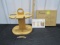 New Tirrinia Bamboo Wood Wine Stand W/ Corkscrew And Directions