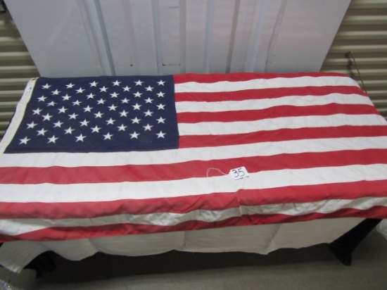 64" X 35" Flag Of The Unted States By Koralex Valley Forge