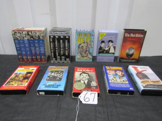 V H S Lot Of Various Movies And Box Sets