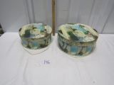 2 Matching Hat Boxes