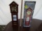 Tall Wall Or Free Standing Quartz Cloc W/ Chime W/ Box
