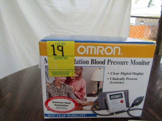 Omron Manual Inflation Blood Pressure Monitor